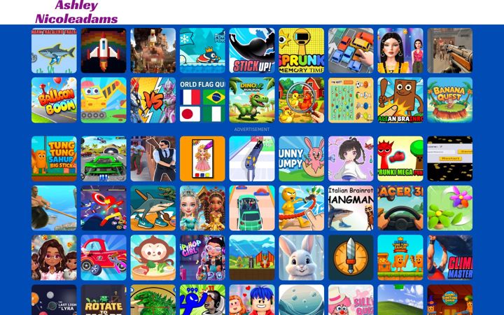 Screenshot of ashleynicoleadams.com