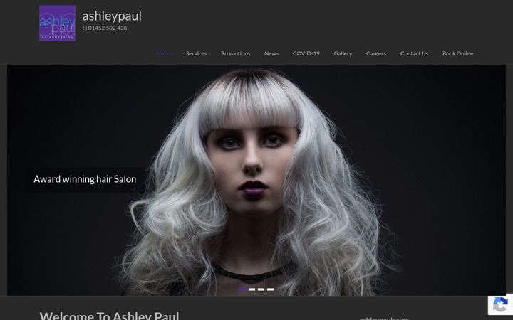Екранна снимка на ashleypaul.co.uk