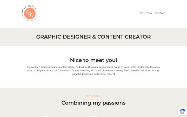 Screenshot of ashleypetersondesign.com