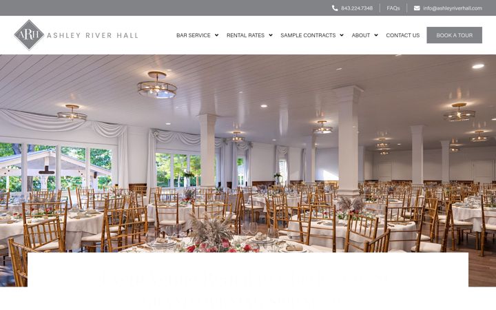 Screenshot of ashleyriverhall.com
