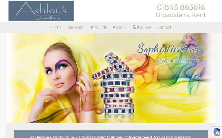 Screenshot of ashleysjewellerybroadstairs.co.uk