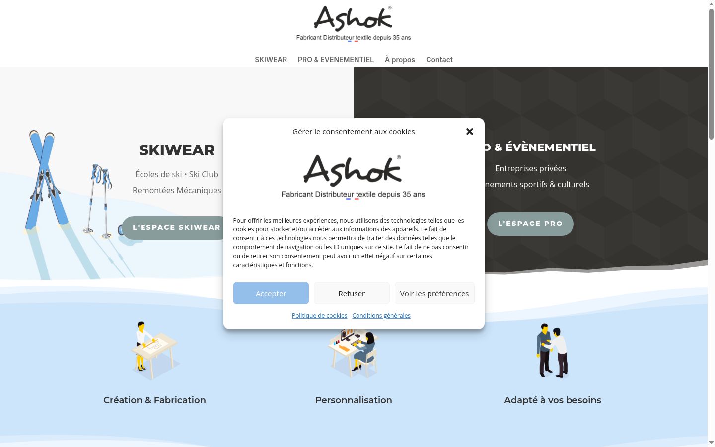 Kuvakaappaus suostumusbannerista, joka näytettiin ennen mitään vuorovaikutusta