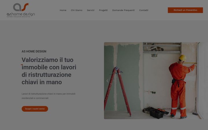Captură de ecran a ashomedesign.it