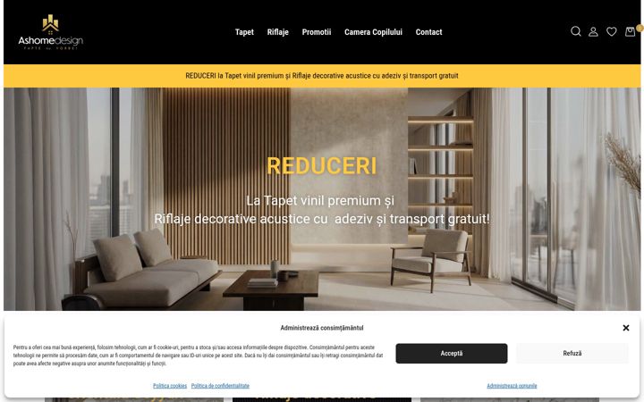 Screenshot of ashomedesign.ro