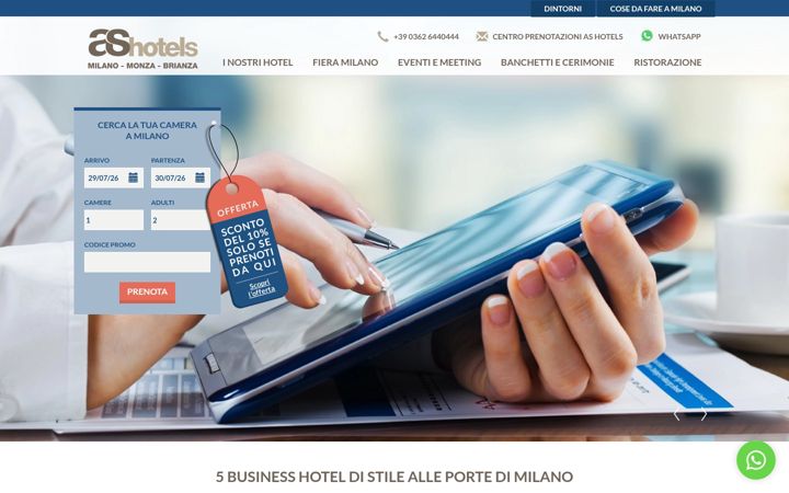 Screenshot του ashotels.it