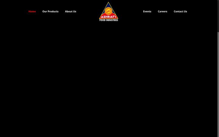 Screenshot of ashrafifoods.pk