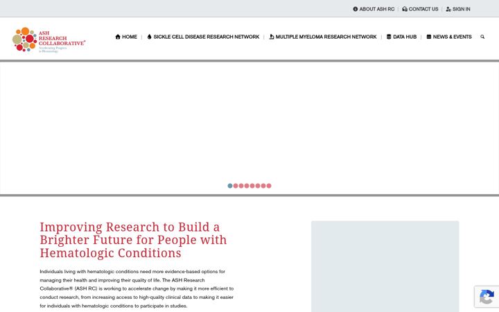 Screenshot of ashresearchcollaborative.org