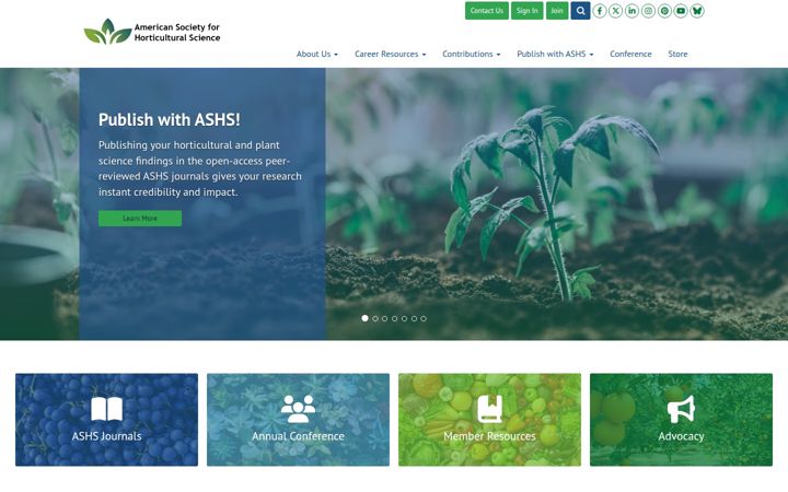 Screenshot of ashs.org