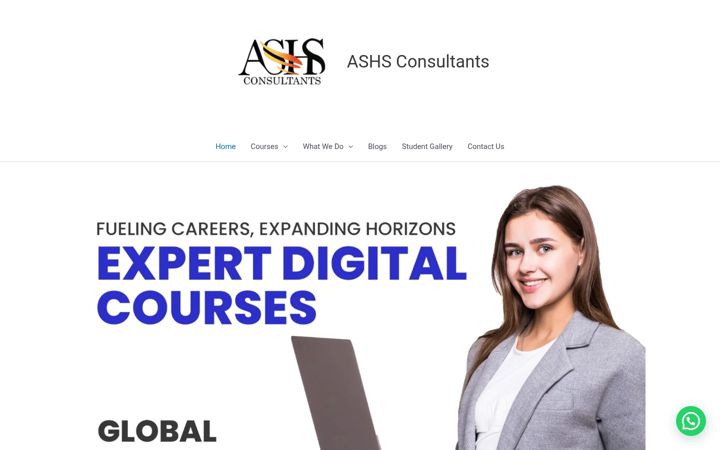 Snimka zaslona za ashsconsultants.com