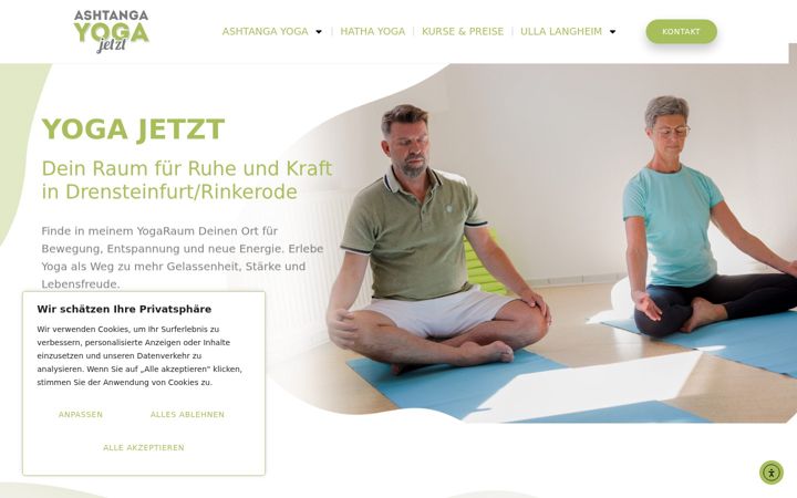 Screenshot of ashtanga-hatha-yoga-drensteinfurt-warendorf.de