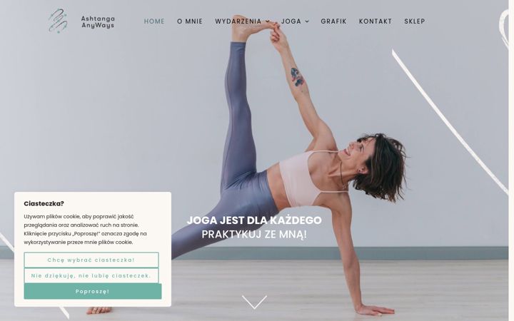 Screenshot di ashtangaanyways.com