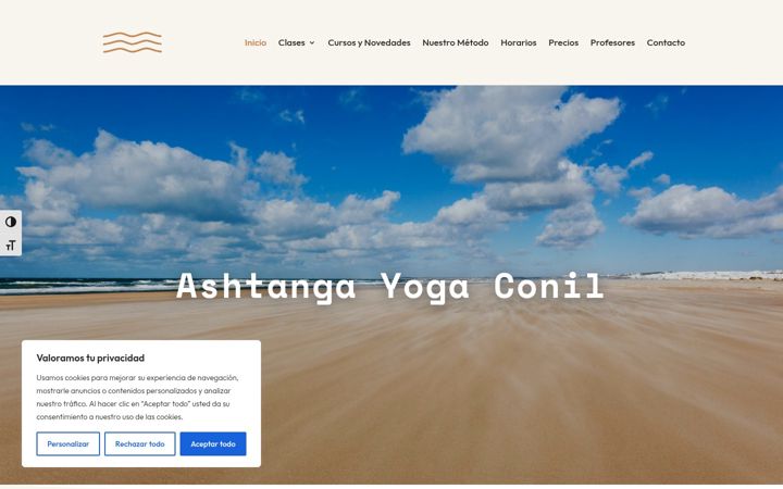 Screenshot of ashtangaconil.com
