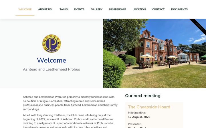 Screenshot of ashteadleatherheadprobus.org