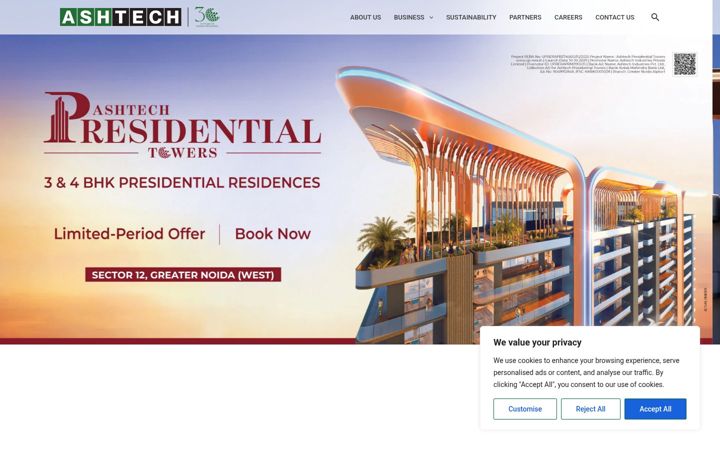 Screenshot of ashtechgroup.in