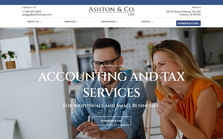 Screenshot of ashtoncpa.com