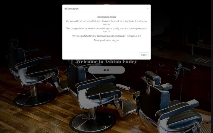 Screenshot of ashtonfinley.co.uk