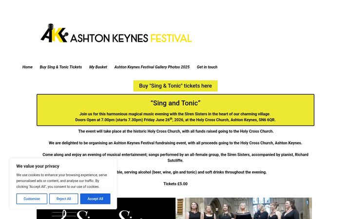 Screenshot of ashtonkeynesfestival.net