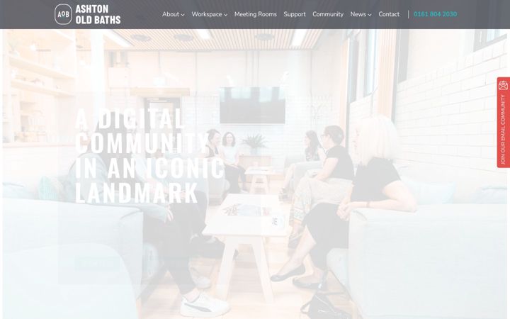 Screenshot of ashtonoldbaths.co.uk