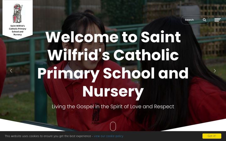 Screenshot of ashtonsaintwilfrids.wigan.sch.uk