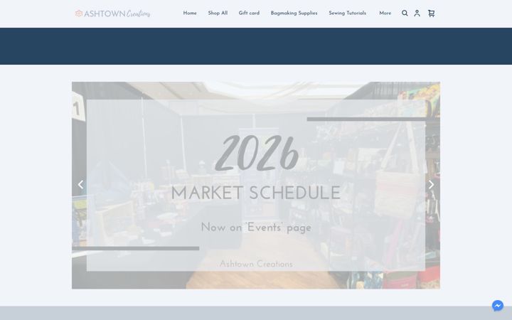 Screenshot of ashtowncreations.ca