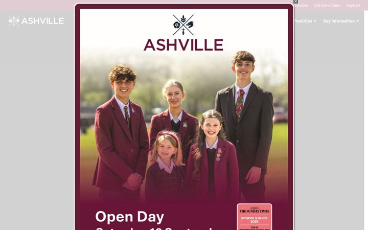Screenshot of ashville.co.uk