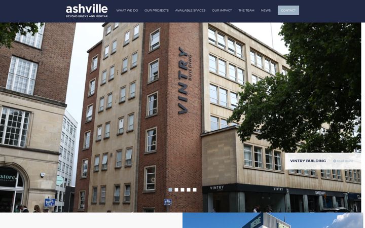 Screenshot of ashvillegroup.co.uk