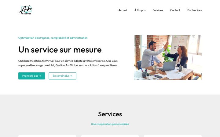 Screenshot of ashvirtuel.ca