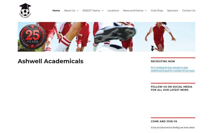 Screenshot of ashwellacademicals.com