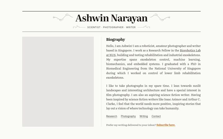 Capture d'écran de ashwinnarayan.com