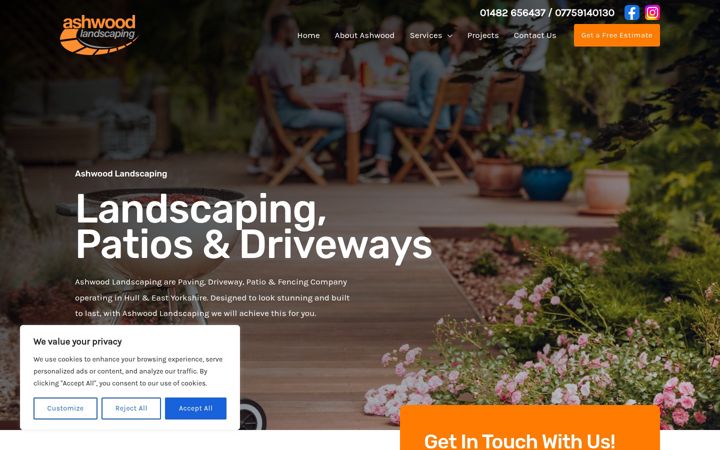 Screenshot of ashwood-services.co.uk