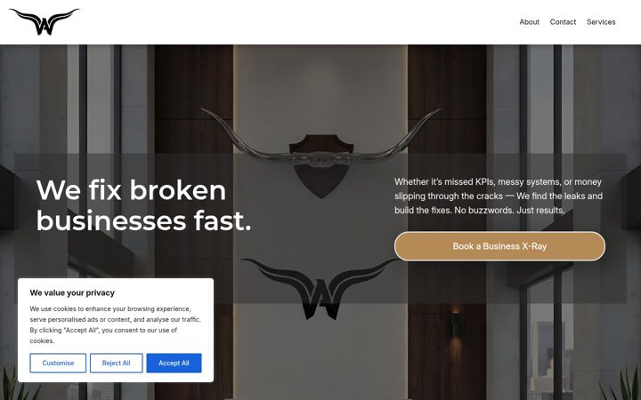 Screenshot of ashwoodconsult.com