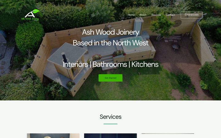 Screenshot of ashwoodjoinerynwltd.co.uk