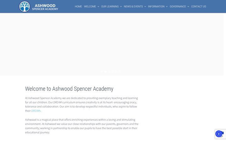 Zrzut ekranu ashwoodspencer.org.uk