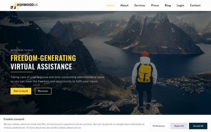 Screenshot of ashwoodva.co.uk