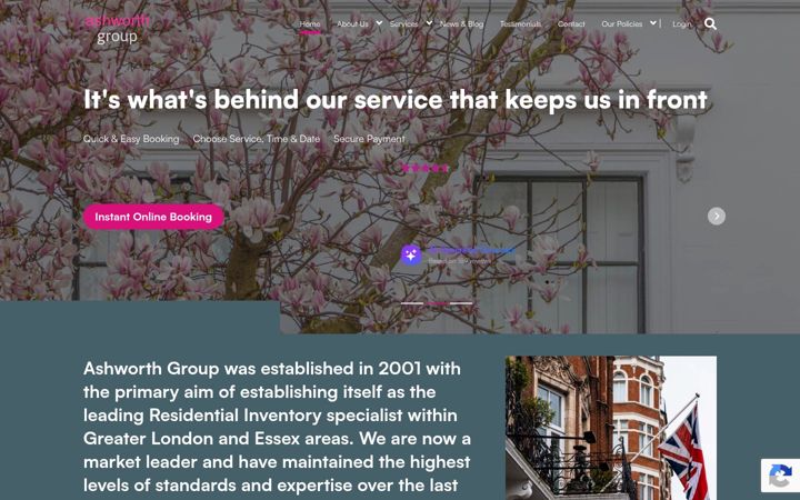 Screenshot di ashworth-group.co.uk