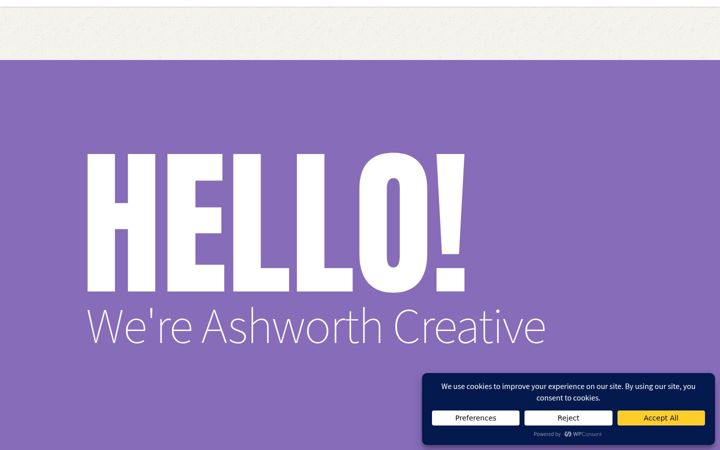 Screenshot of ashworthcreative.com
