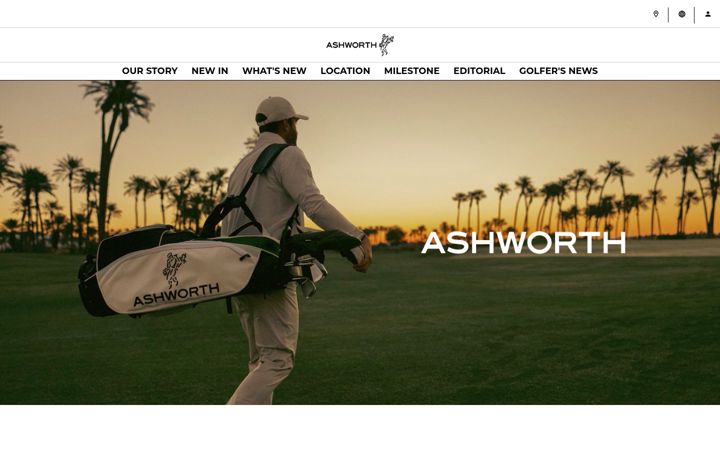 Capture d'écran de ashworthgolf.com