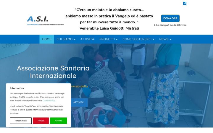 Captură de ecran a asi-international.org