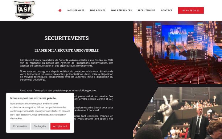 Capture d'écran de asi-securite.com
