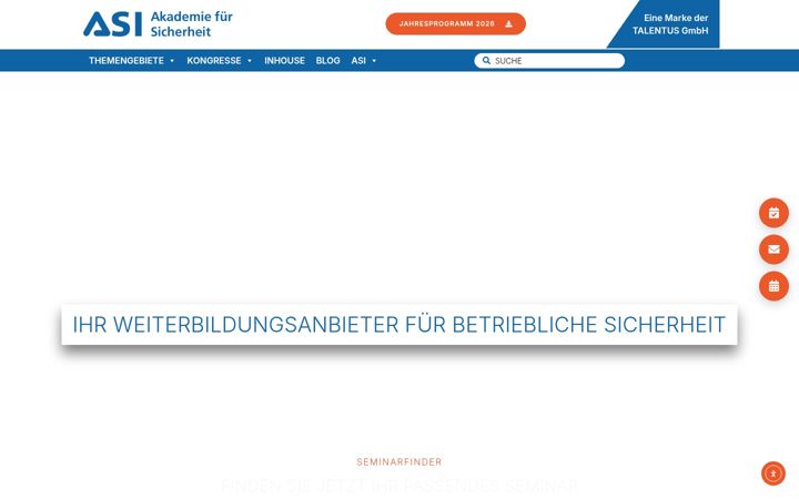 Screenshot of asi-seminare.de