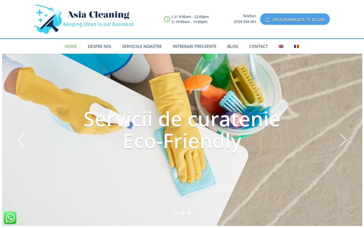 Screenshot of asia-cleaning.ro