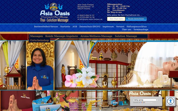 Ekrānuzņēmums no asia-oasis-freisen.de