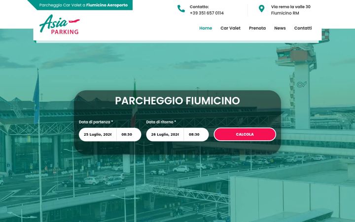 Screenshot of asia-parking.it