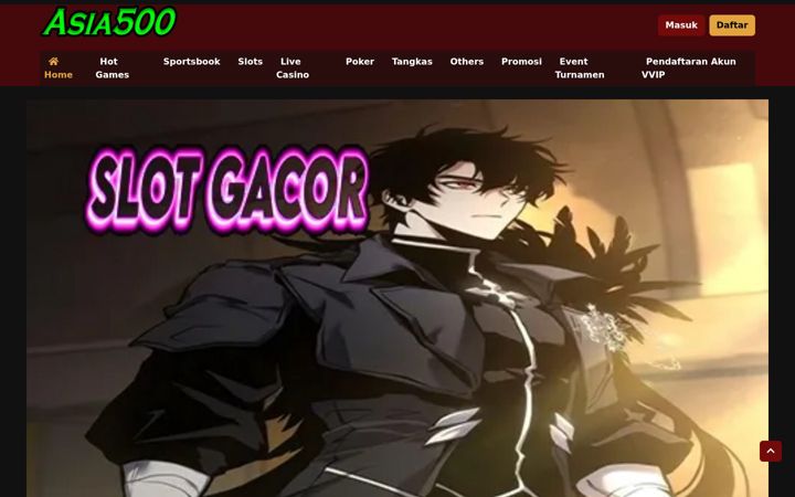Screenshot of asia500.org