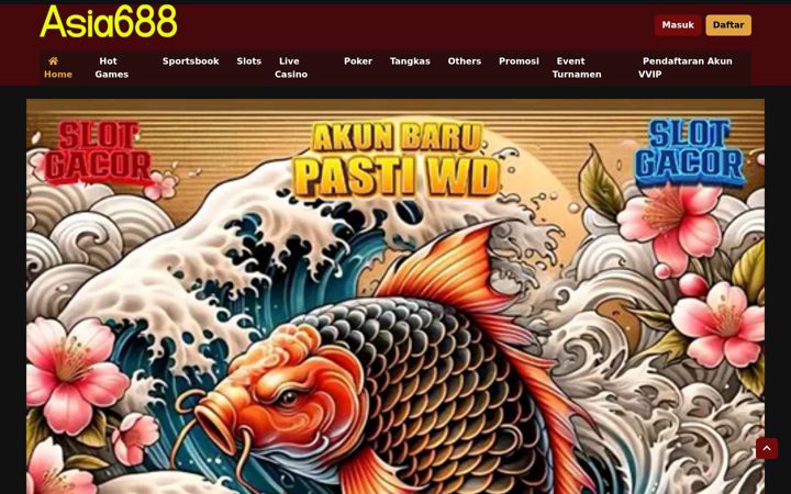 Screenshot of asia688.net