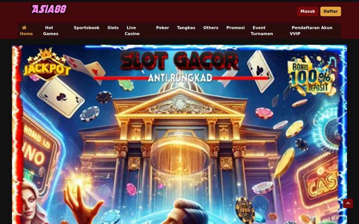 Screenshot of asia88sloto.com