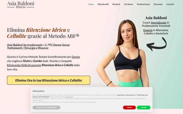 Screenshot of asiabaldonifitness.com
