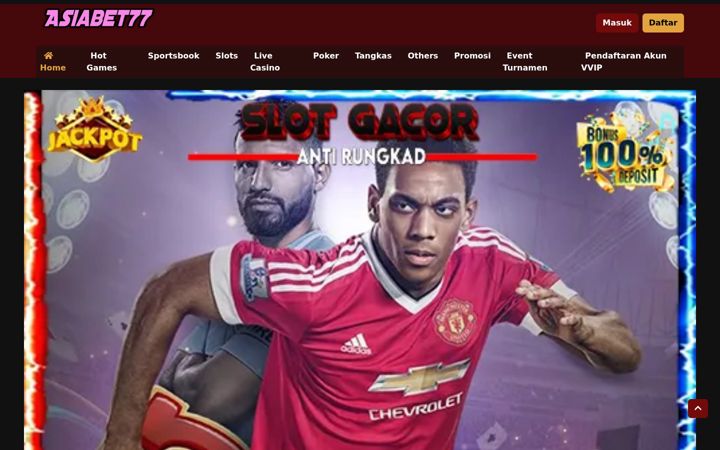 Screenshot of asiabet77slot.net