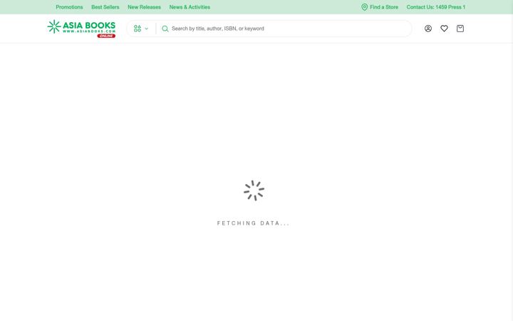 Screenshot of asiabooks.com