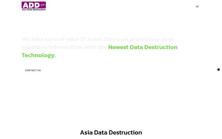 Screenshot of asiadatadestruction.com